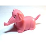 Figurine  sweet / lidl  - moving animal / n 2 - el�phant rose ( ts - 103 )