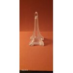 Flacon de parfum ancien en cristal tour eiffel - bleu de france - bernard lalande - paris