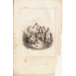 Florian, fables (illustres par victor adam), le boeuf, le cheval et l'ne.