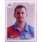 Foot 2009 - championnat de france de l1 et l2 - caen n75 sbastien mazure - image, sticker, autocollant, ...
