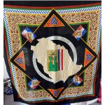 Foulard carr de soie lgion etrangre