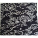 Foulard dragons noirs japon