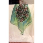 Foulard mandalas en soie