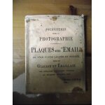 Fournitures pour la photographie plaques dites email en t�le forte laqu�e et bord�e pour le gla�age et ...