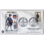 France 18 / 03 / 1961 - enveloppe 1er jour - la petite poste de chamousset paris - y&t n1285