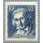 France 1934, tr�s bel exemplaire yv. 295, emis a l'occasion du centi�me anniversaire de la mort de joseph ...