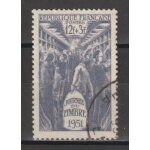 France, 1951, journe du timbre (intrieur d'un wagon - poste), n879, oblitr.