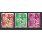 France, 1957 - 1959, type moissonneuse, n1115 a 1116, oblit�r�s.