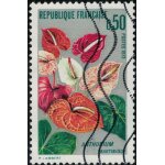 France 1965 oblitéré used plante fleurs anthurium martinique y&t 1738 su France 1965 oblitéré used plante fleurs anthurium martinique y&t 1738 su