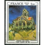 France 1979, très beau timbre neuf * * luxe yvert 2054 oeuvre de vincent van gogh, l'eglise d'auvers ... France 1979, très beau timbre neuf * * luxe yvert 2054 oeuvre de vincent van gogh, l'eglise d'auvers ...