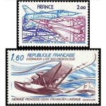 France 1981 - 1982, trs beaux timbres neufs * * luxe de poste arienne, yvert 54 salon de l'aronautique, ...