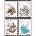 France 1986 - s�rie min�raux, tr�s beaux timbres neufs * * luxe yvert 2429 marcassite, 2430 quartz, 2431 ...