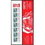 France, 1995, bande carnet nbc2935, journ�e du timbre (cinquantenaire de la marianne de gandon), neuve. ...