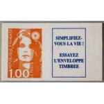 France 1996, tr�s beau timbre neuf * * luxe yvert 3009a, marianne de briat ou du bicentenaire, 1. 00f ...