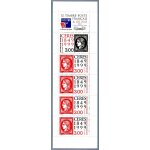 France 1999, très belle bande - carnet des cérès rouge et noir yvert 3213, 5 timbres neufs * * luxe 3211 ... France 1999, très belle bande - carnet des cérès rouge et noir yvert 3213, 5 timbres neufs * * luxe 3211 ...