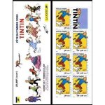 France 2000, fte du timbre, trs belle bande carnet yvert 3305, 7 timbres 3303a et 3304 neuf * * luxe ...