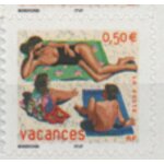 France 2003:timbre auto adh�sif n 3578 provenant de carnet, avec l�gende  vacances .