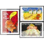 France 2005, beaux timbres oblit�r�s yvert 3751 titeuf par zep, 3788 vacances, cabines de plage et 3805 ...