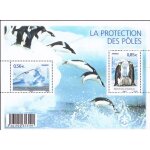 France 2009, tr�s beau bloc feuillet neuf * * luxe yvert 4350, protection des p�les, timbres 4350 paysage ...