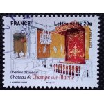 France 2013 timbre oblit�r� yt 872 - cachet rond - ch�teau de champs sur marne - chambre d'honneur - ...
