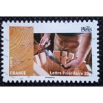 France 2015 timbre oblitr yt 1078 - bois - carnet les mtiers de l'artisanat en france
