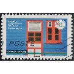 France 2022 oblit�r� used habitats typiques en martinique su