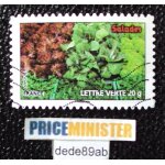 France. . 20g lettre verte . s�rie l�gumes : salades . oblit�r� . used stamp .