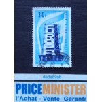 France. . 30f europa : echafaudage . oblit�r�.