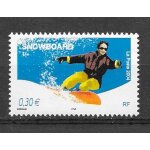 France ann�e 2004 timbre n 3699 neuf * * s�rie collection jeunesse les sports de glisse le snowboard