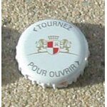 France beer crown cap capsule bi�re kronenbourg tournez pour ouvrir