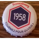 France capsule bi�re crown cap beer kronenbourg les ann�es qui comptent 1958