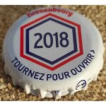 France capsule bi�re crown cap beer kronenbourg s�rie 2018 les ann�es qui comptent 2018