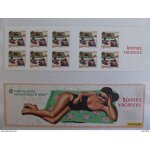 France. carnet 10 timbres autoadhesifs bc 3578a . bonnes vacances. annee 2003. n * * non pli�.