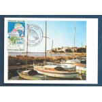 France carte max premier jour fdc timbre n 1794 / st florent corse 11 / 05 / 1974