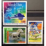 France - centenaire a�ro - club de france (n 3172) + chevaux - camarguais (n 3182) + salon de l'auto ...