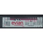 France etiquette eau minrale naturelle evian bouteille 1, 5 l contient 50% plastique recycl