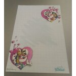 France feuille de papier a carreaux diddl a l'unit� amoureux au t�l�phone