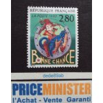 France. . le plaisir d'�crire vu par des auteurs de b. d.  bonne chance  : mezzo. oblit�r�.