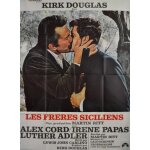 Les fr�res siciliens / the brotherhood - affiche originale de cin�ma - format 120x160 cm - un film de ...