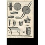 Fromage de gruieres et de gerardmer - gravure par robert benard issu de encyclop�die, ou dictionnaire ...