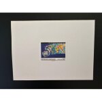 Gabon gabun 1995 mi. 1197 proof epreuve de luxe 50eme anniversaire nations unies united nations un uno ...
