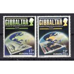 Gibraltar 1984 europa : lien postal et t�l�communications / tableau de circuit electronique de communication ...