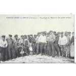 Grand - camp - les bains (calvados) - un groupe de matelots des petits métiers Grand - camp - les bains (calvados) - un groupe de matelots des petits métiers