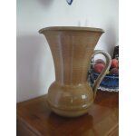 Grand pot ancien en grs numrot * avec anse