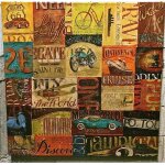 Grand tableau d�coratif et figuratif pop art