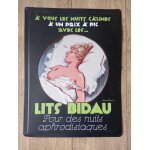 Grande plaque métal lits bidau publicité de 1919 - plaque décorative emaillée ambiance vintage humour ... Grande plaque métal lits bidau publicité de 1919 - plaque décorative emaillée ambiance vintage humour ...