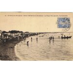 Le grau du roi (gard) la plage, rive gauche, vue g�n�rale. carte de 1934