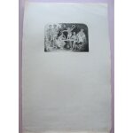 Gravure de fasquet pour marmontel neuvaine de cyth�re epreuve sur chine avant la lettre