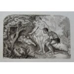 Gravure de fasquet pour marmontel neuvaine de cyth�re epreuve sur chine avant la lettre