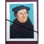 Gravure repr�sentant une reproduction du portrait de  martin luther (de lucas cranach) - photo bruno ...
